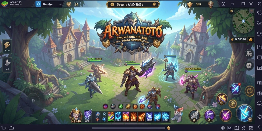 Gameplay seru dengan grafik memukau di ARWANATOTO.