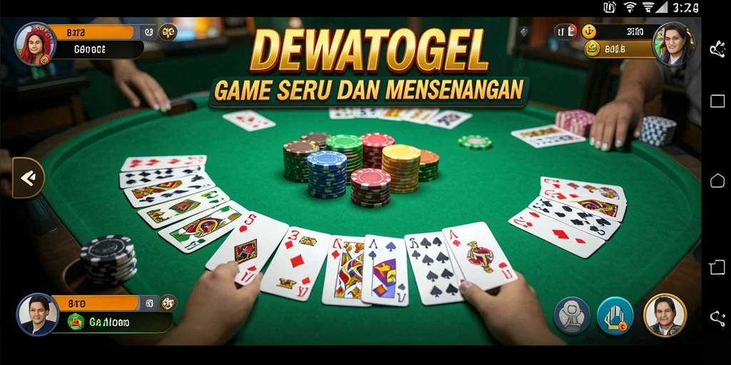 Gameplay seru DEWATOGEL yang menarik dan kompetitif.