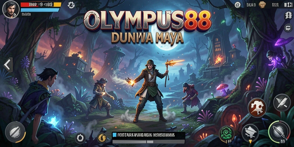 Screenshot gameplay OLYMPUS88 menampilkan fitur simulasi yang dinamis.