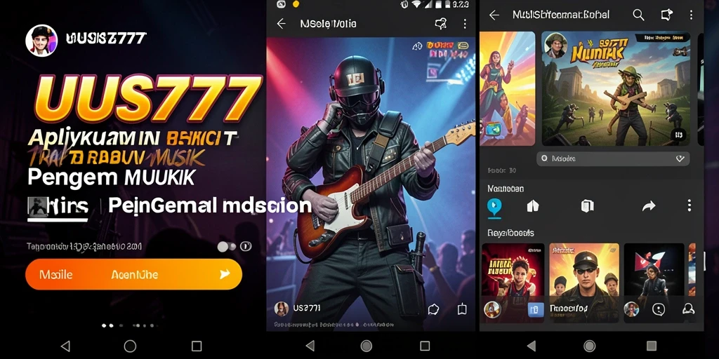Tampilan gameplay interaktif UUS777 dengan elemen musik yang menarik.